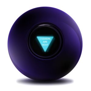 Black Magic Ball with answer Better not tell you now